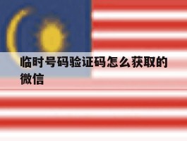 临时号码验证码怎么获取的微信