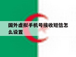 国外虚拟手机号接收短信怎么设置