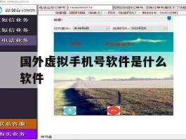 国外虚拟手机号软件是什么软件