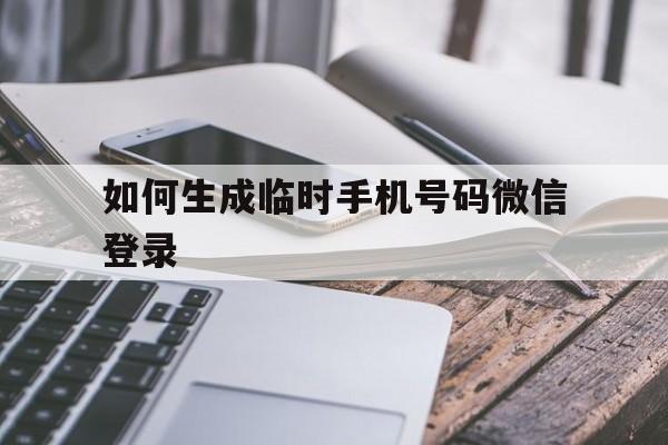 如何生成临时手机号码微信登录