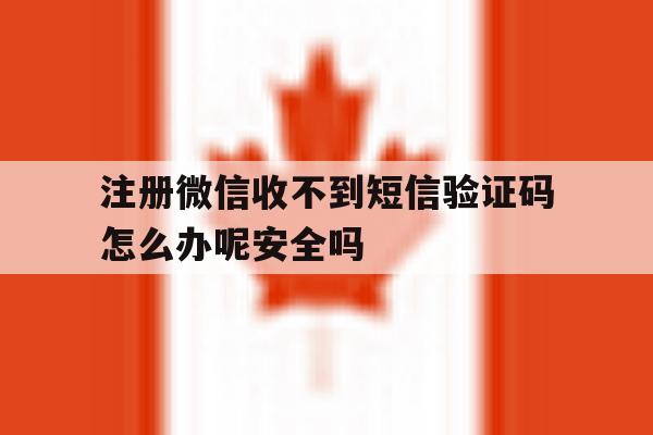 注册微信收不到短信验证码怎么办呢安全吗的简单介绍 注册微信收不到短信验证码怎么办呢安全吗的简单介绍