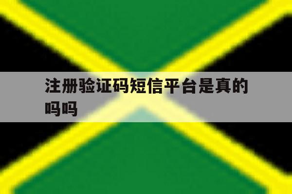 注册验证码短信平台是真的吗吗