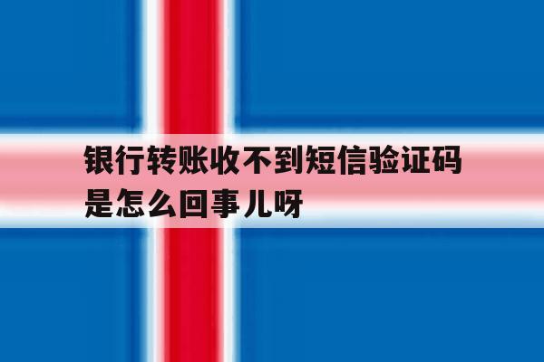 银行转账收不到短信验证码是怎么回事儿呀的简单介绍 银行转账收不到短信验证码是怎么回事儿呀的简单介绍