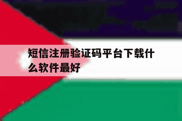 短信注册验证码平台下载什么软件最好 短信注册验证码平台下载什么软件最好