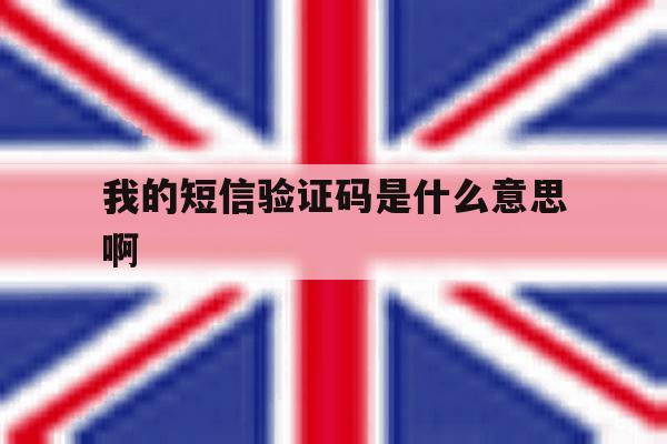 我的短信验证码是什么意思啊 我的短信验证码是什么意思啊