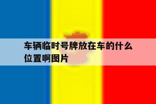 车辆临时号牌放在车的什么位置啊图片 车辆临时号牌放在车的什么位置啊图片